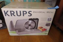 KRUPS CUISINE LINE UNIVERSAL METAL MEAT SLICER