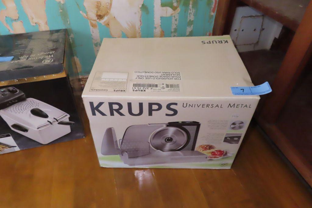 KRUPS CUISINE LINE UNIVERSAL METAL MEAT SLICER