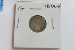 1894-O CAPPED BUSTED DIME