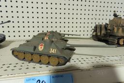 3 METAL TOY TANKS