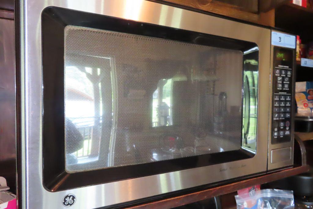 GE STAINLESS STEEL MICROWAVE