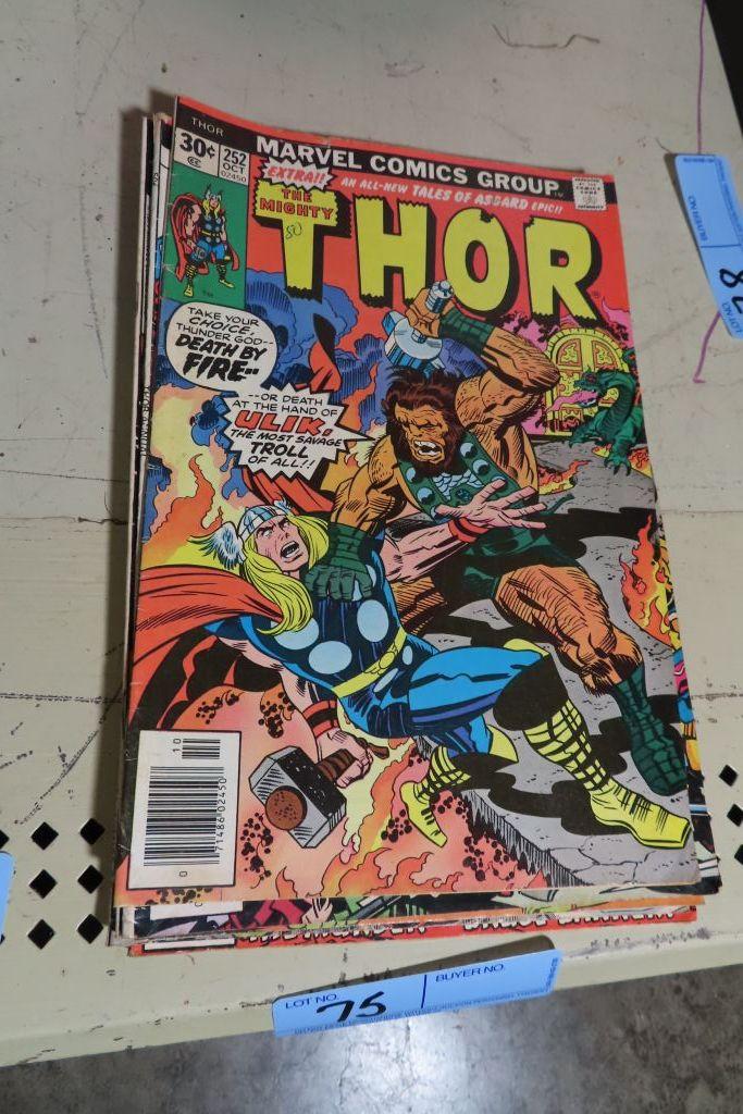 MARVEL COMICS INCLUDING THOR AND  HULK