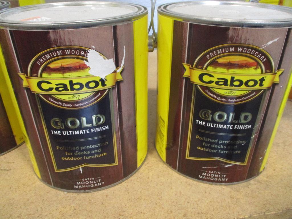 5 GALLONS OF CABOT MAHOGANY STAIN