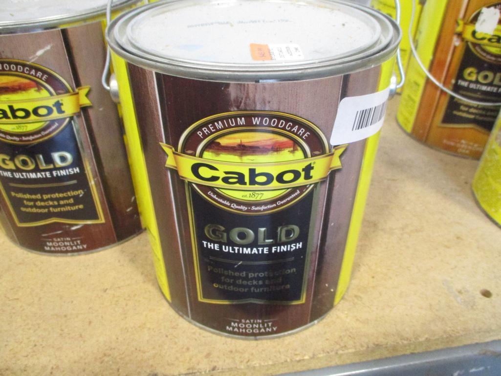 5 GALLONS OF CABOT MAHOGANY STAIN