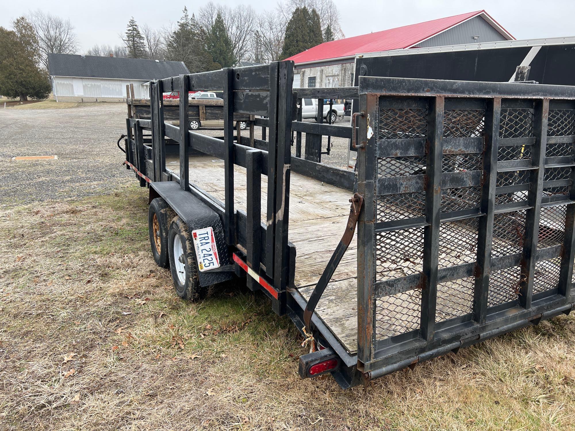 Stigers utility trailer. February 2006. serial number 1S9F518216K087161.