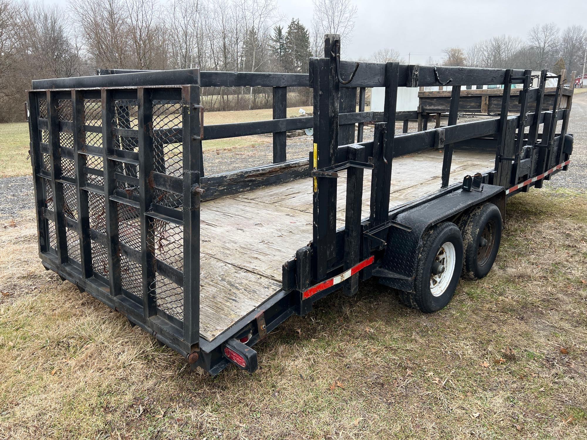 Stigers utility trailer. February 2006. serial number 1S9F518216K087161.