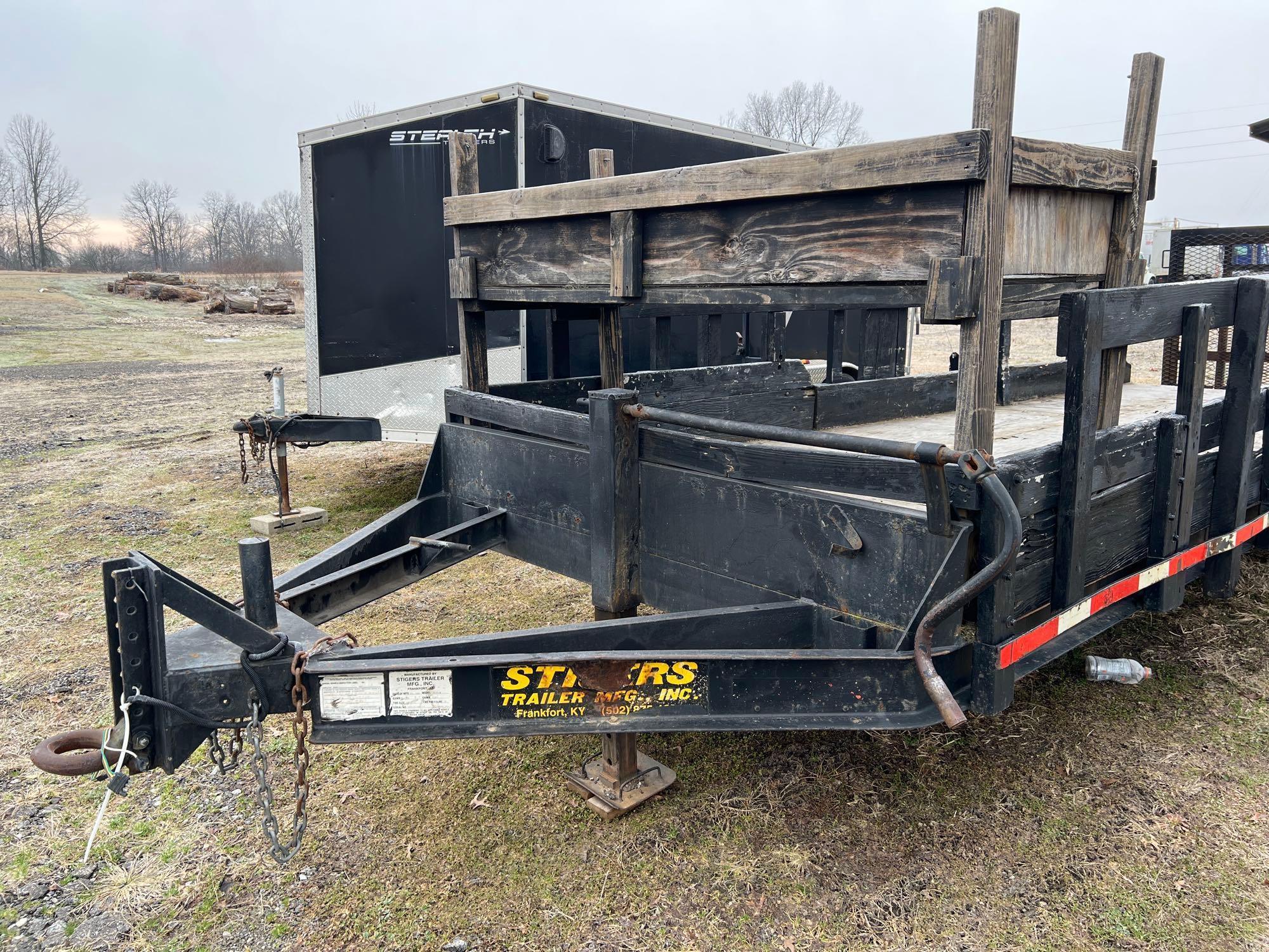 Stigers utility trailer. February 2006. serial number 1S9F518216K087161.