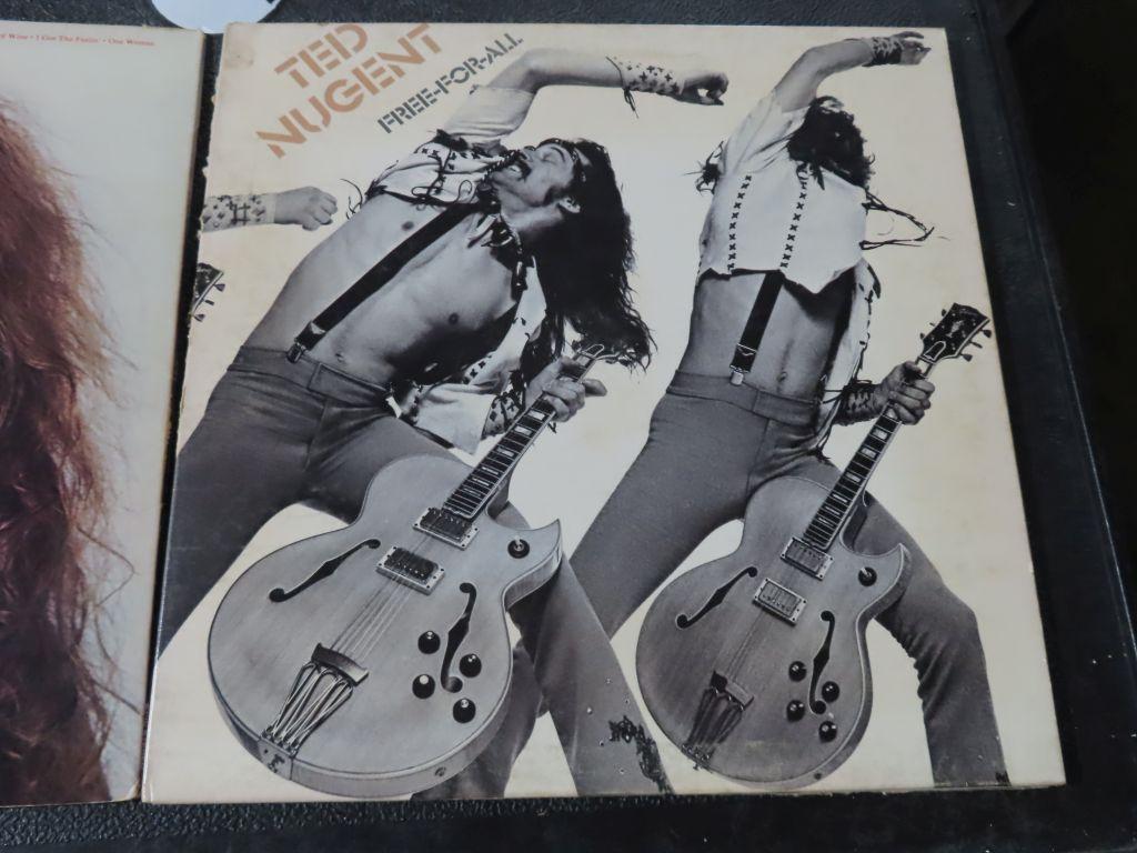 (3) Ted Nugent 33 record albums