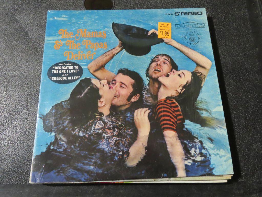 (6) The Mamas & The Papas, Mama Cass, and Dave Mason and Cass Elliott 33 record albums