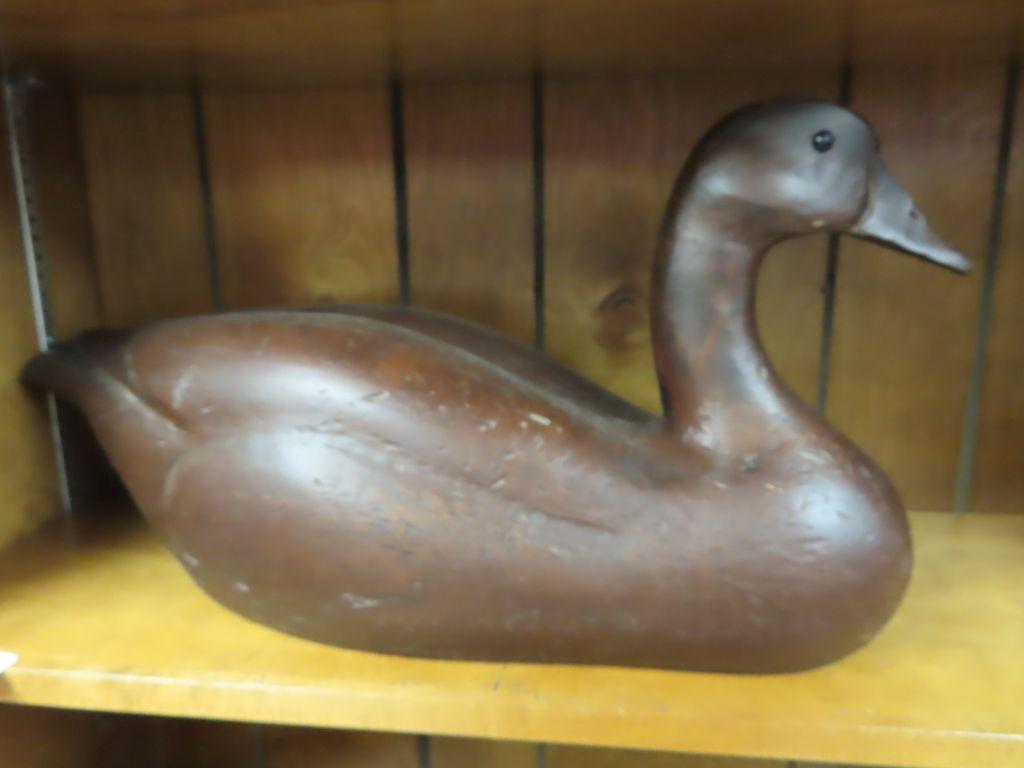 Large carved duck