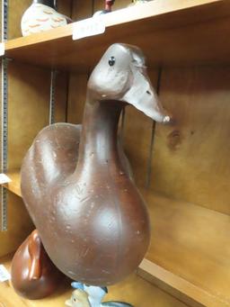 Large carved duck
