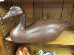 Large carved duck