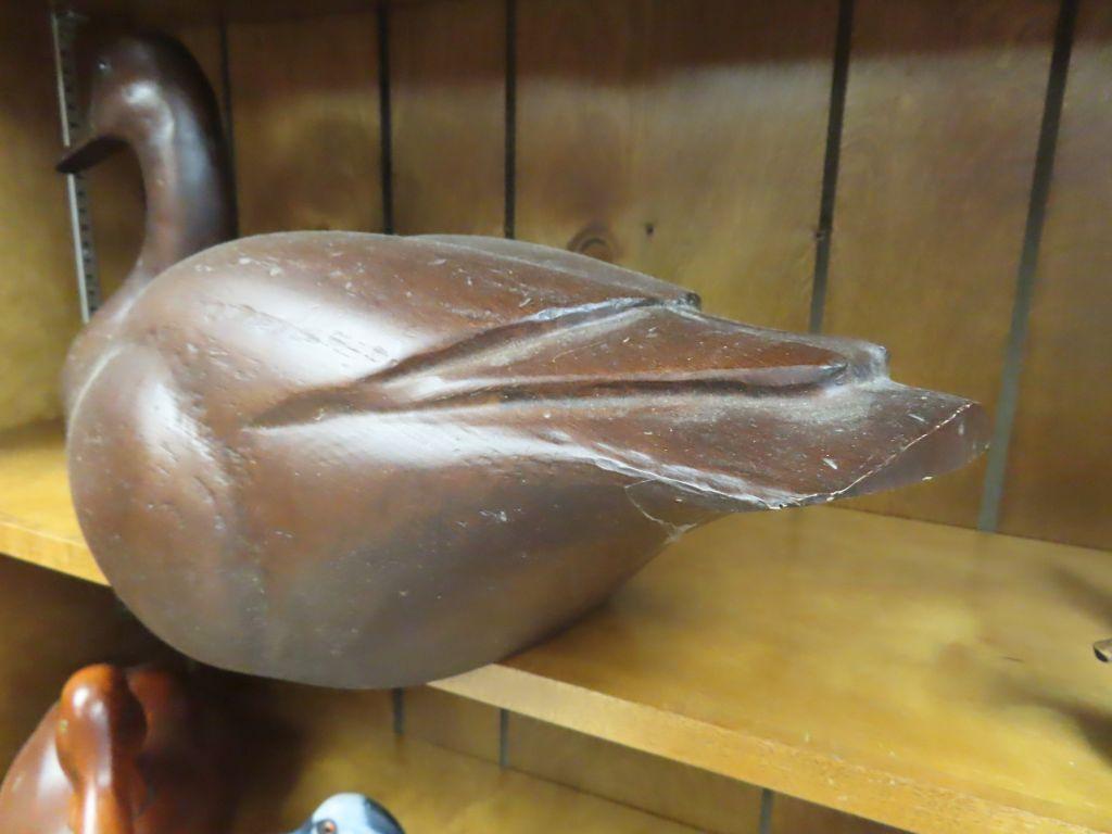 Large carved duck