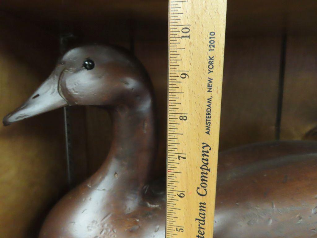 Large carved duck