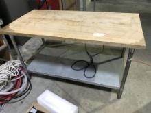 MAPLE TOP WORK TABLE