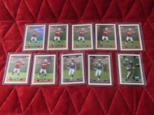Lot of 10 assorted football cards including Vince Young and...Reggie Bush