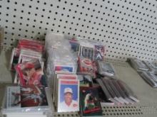 Large variety of baseball cards. Mostly Cincinnati Reds