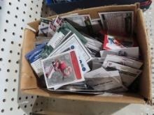 Lot of assorted cards in one cardboard box