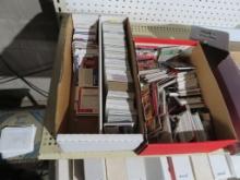 Lot of assorted cards in white and red box