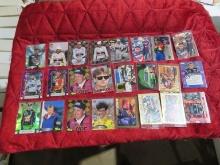 63 NASCAR cards in soft plastic cases