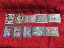 Lot of 10 assorted football cards
