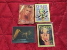 Signed Playboy card. Other Playboy card....The New American pin-up card. Jenny McCarthy Playboy card
