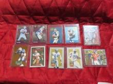 Lot of ten assorted football cards