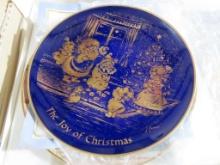 Bethlehem plate, the joy of Christmas plate and Christmas 1976and mothers day 1976 plate. Includes