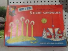 Vintage electric candelabras