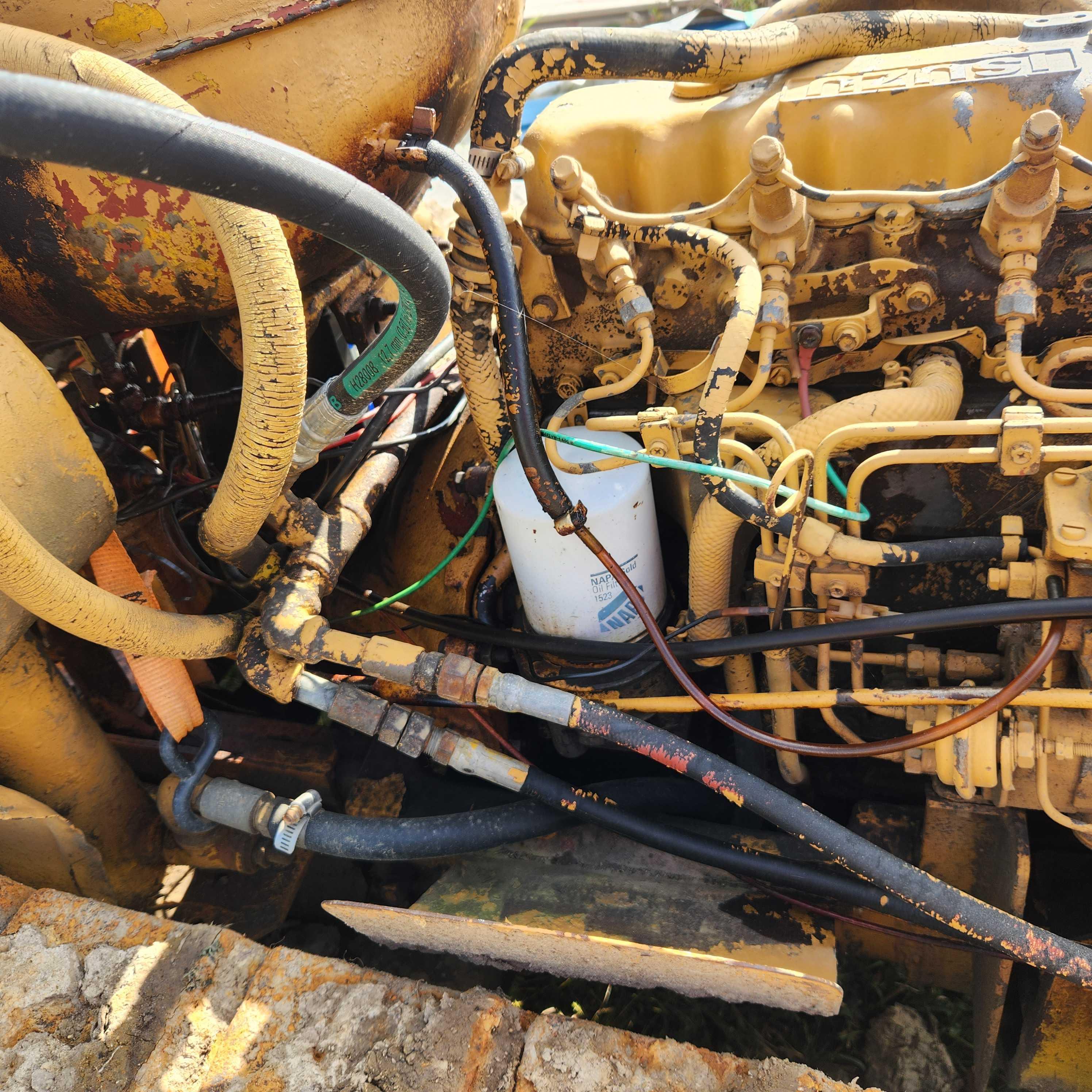 1960s era Oliver bulldozer with an Isuzu diesel engine