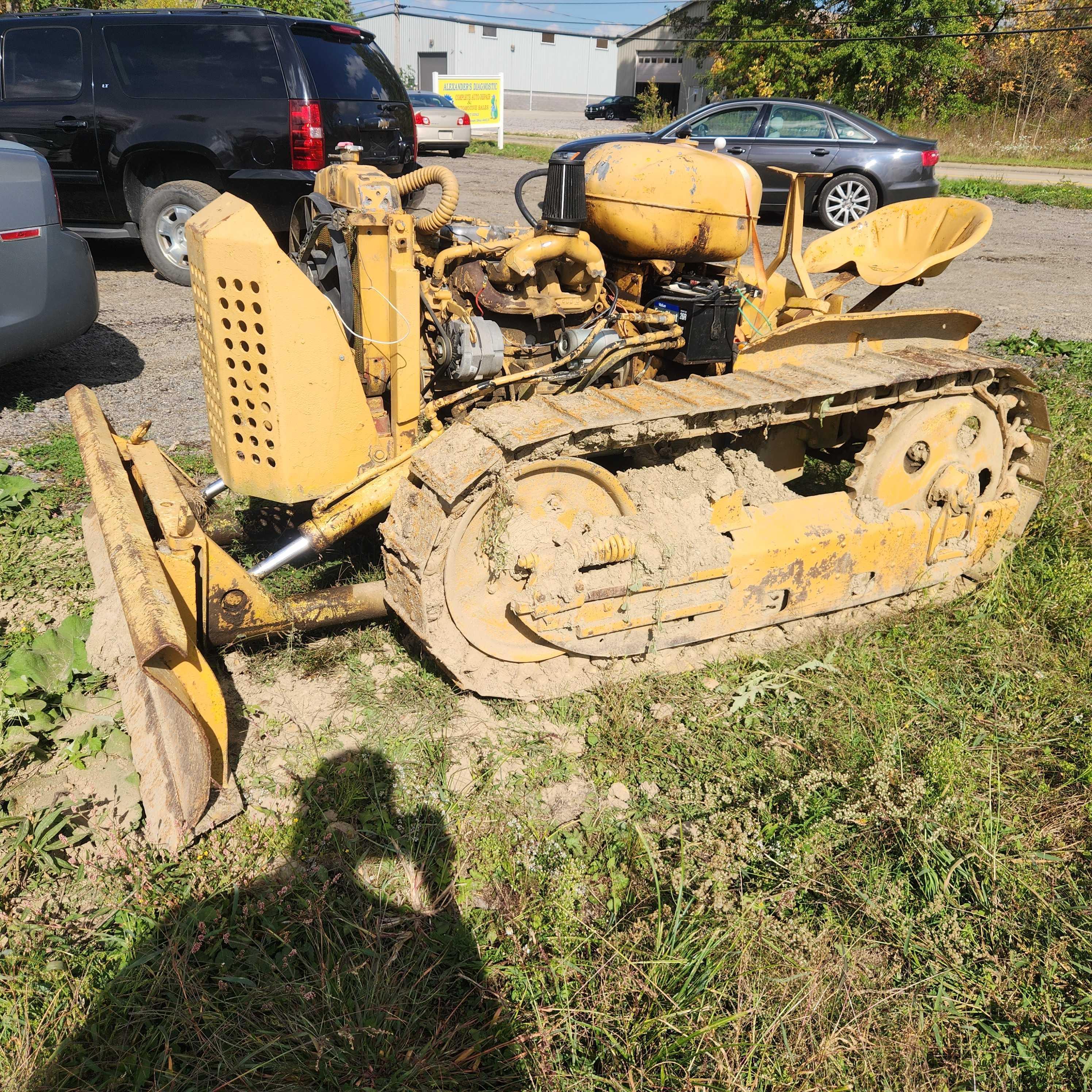 1960s era Oliver bulldozer with an Isuzu diesel engine