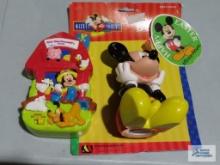 Disney Mickey Mouse bank and Old McDonald's Farm Tiger Electronics toy
