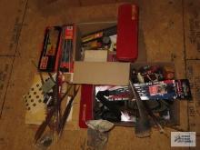 Cleaning kits, crossbow sling and other assorted hunting items