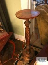 ANTIQUE WOODEN PLANT STAND
