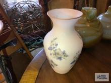 HAND PAINTED FLORAL VASE