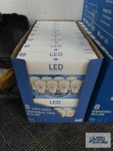Lot of 16 boxes of General Electric LED soft white light bulbs