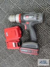 Porter-Cable 18 volt drill with three batteries. No charger