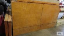 HEAVY DUTY LARGE DRAFTING TABLE. APPROXIMATELY 8 FT LONG
