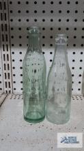 East Youngstown Bottling Works bottle and A. B. C. Products bottle