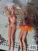 Lot of two Barbie dolls