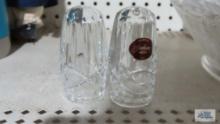Gorham crystal salt and pepper shakers