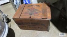 Vintage Budweiser crate