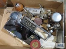 Vehicle parts including emblems and...antique rearview mirror