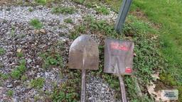 two commercial shovels