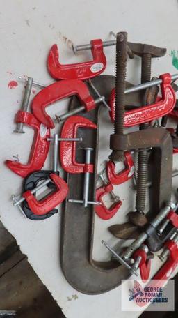 heavy duty and light duty C clamps