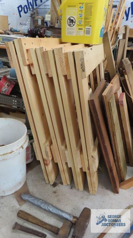 lot of lumber and etc