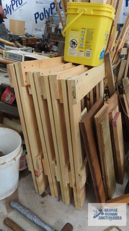lot of lumber and etc