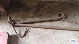 antique hay hooks and double hook lift