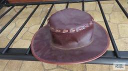 J.M.J.C. leather hat