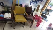 lot of assorted chairs